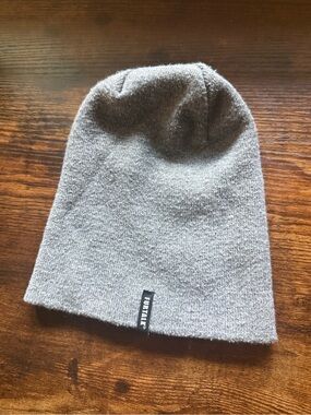 Gray FurTalk beanie